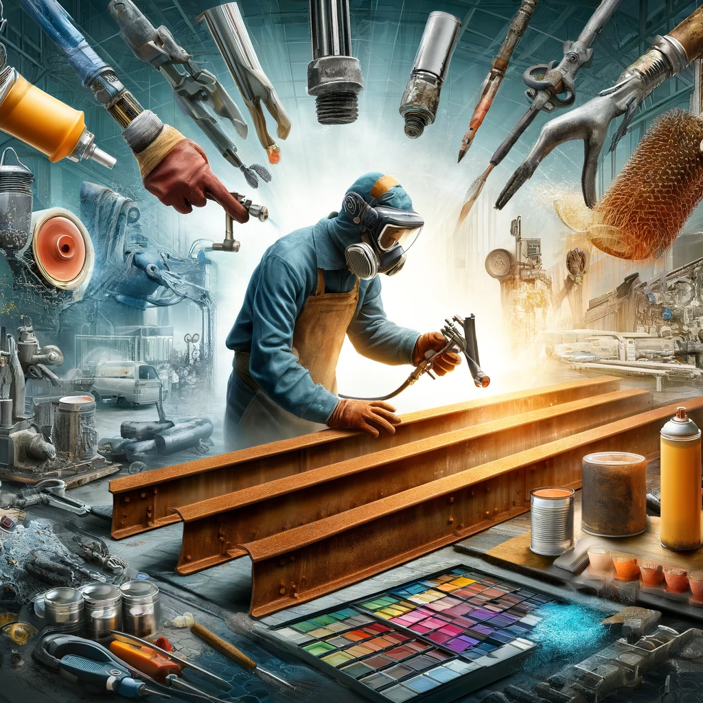 metal and steel painting