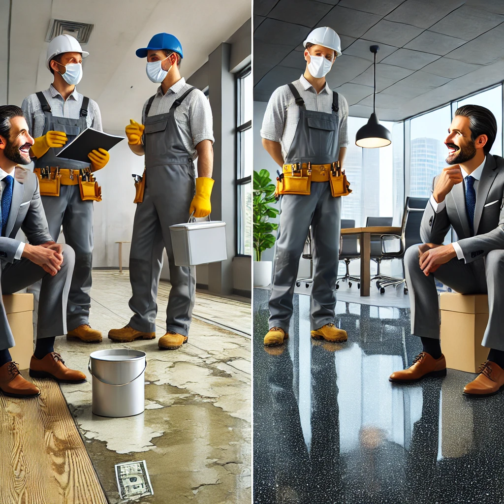 online visibility for epoxy flooring contractors in houston